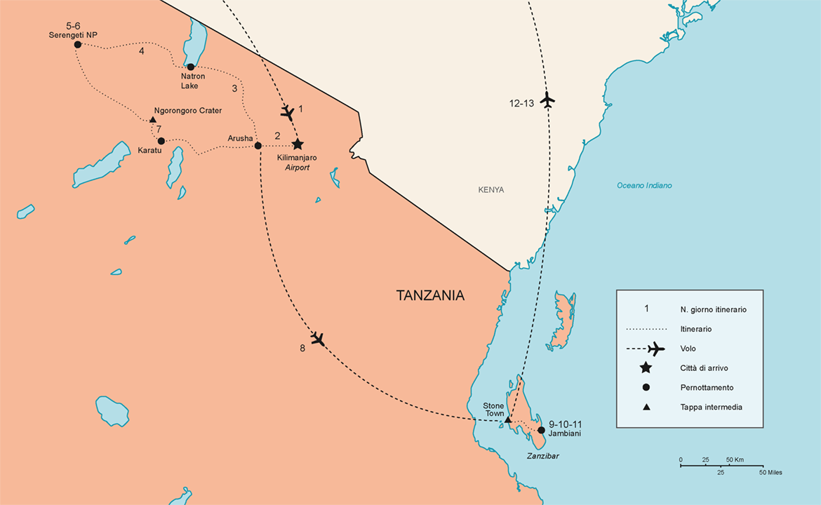 Itinerario Tour Tanzania Zanzibar | #Tanzania #viaggigiovani