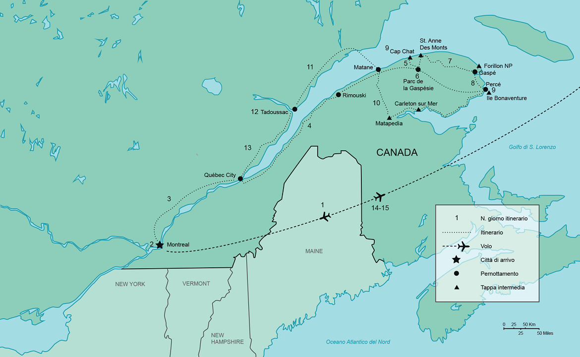 Itinerario Il meglio del Quebec | #Canada #viaggigiovani