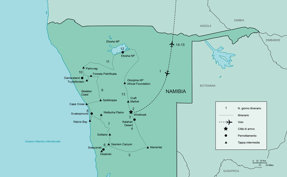Itinerario Namibia Classica | #Namibia #viaggigiovani