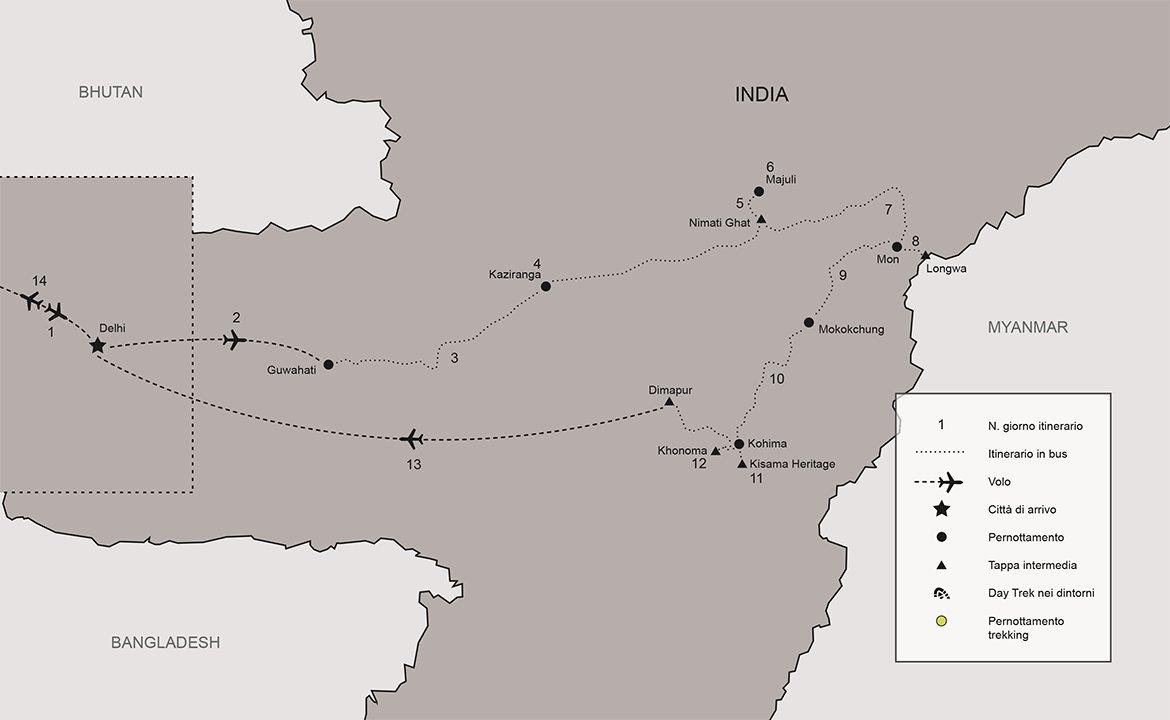 Itinerario Tour India Nagaland e Hornbill Festival | #India #viaggigiovani