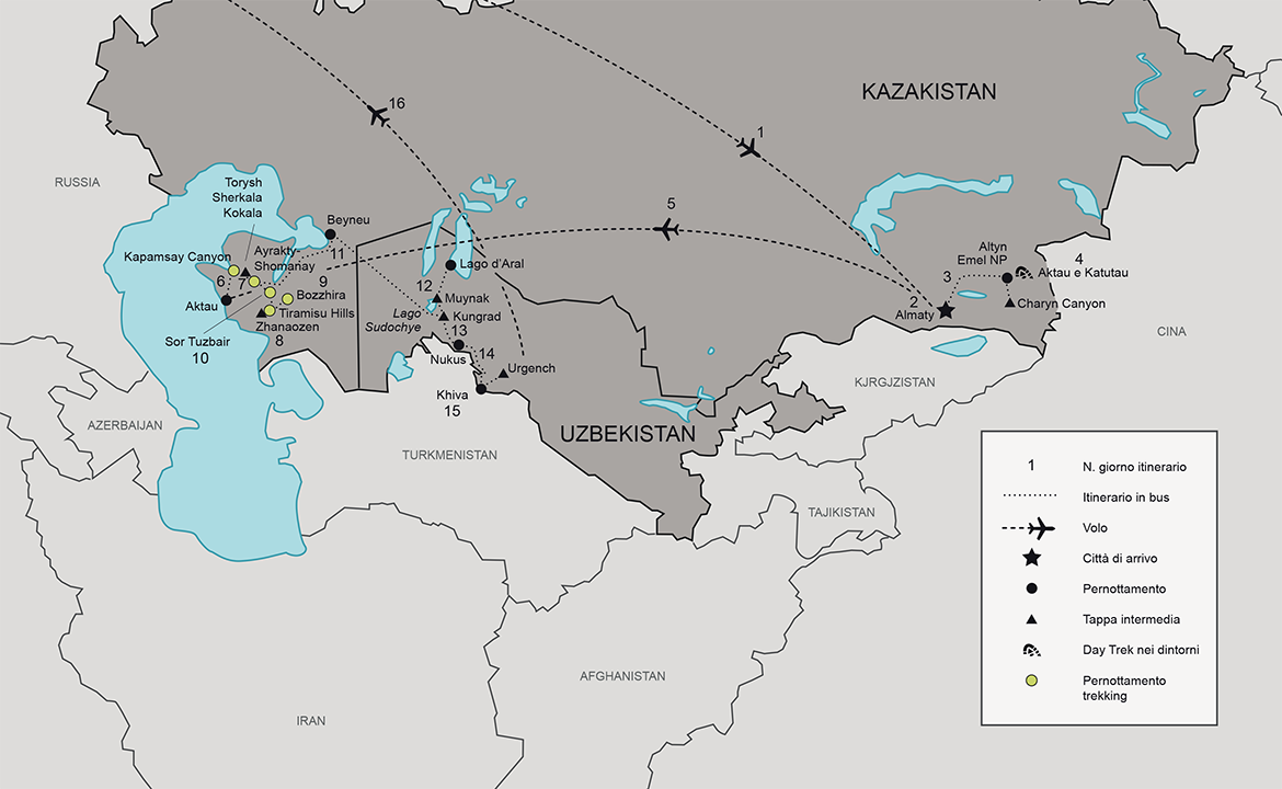 Itinerario Kazakistan e Uzbekistan | #Kazakistan #Uzbekistan #viaggigiovani