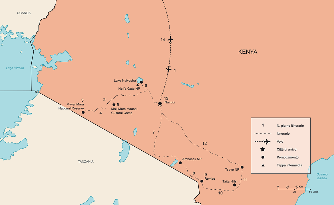 Itinerario Tour Kenya Original | #Kenya #viaggigiovani